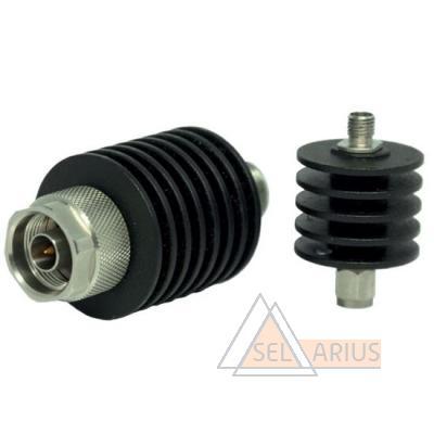 Аттенюатор коаксиальный с повышенным уровнем рассеиваемой мощности Д2П-26-15-13Р-13