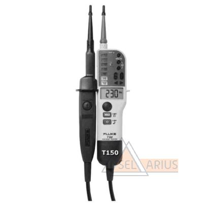 Тестер напряжения и целостности цепи Fluke T150/VDE с ЖК-дисплеем и функцией измерения сопротивления